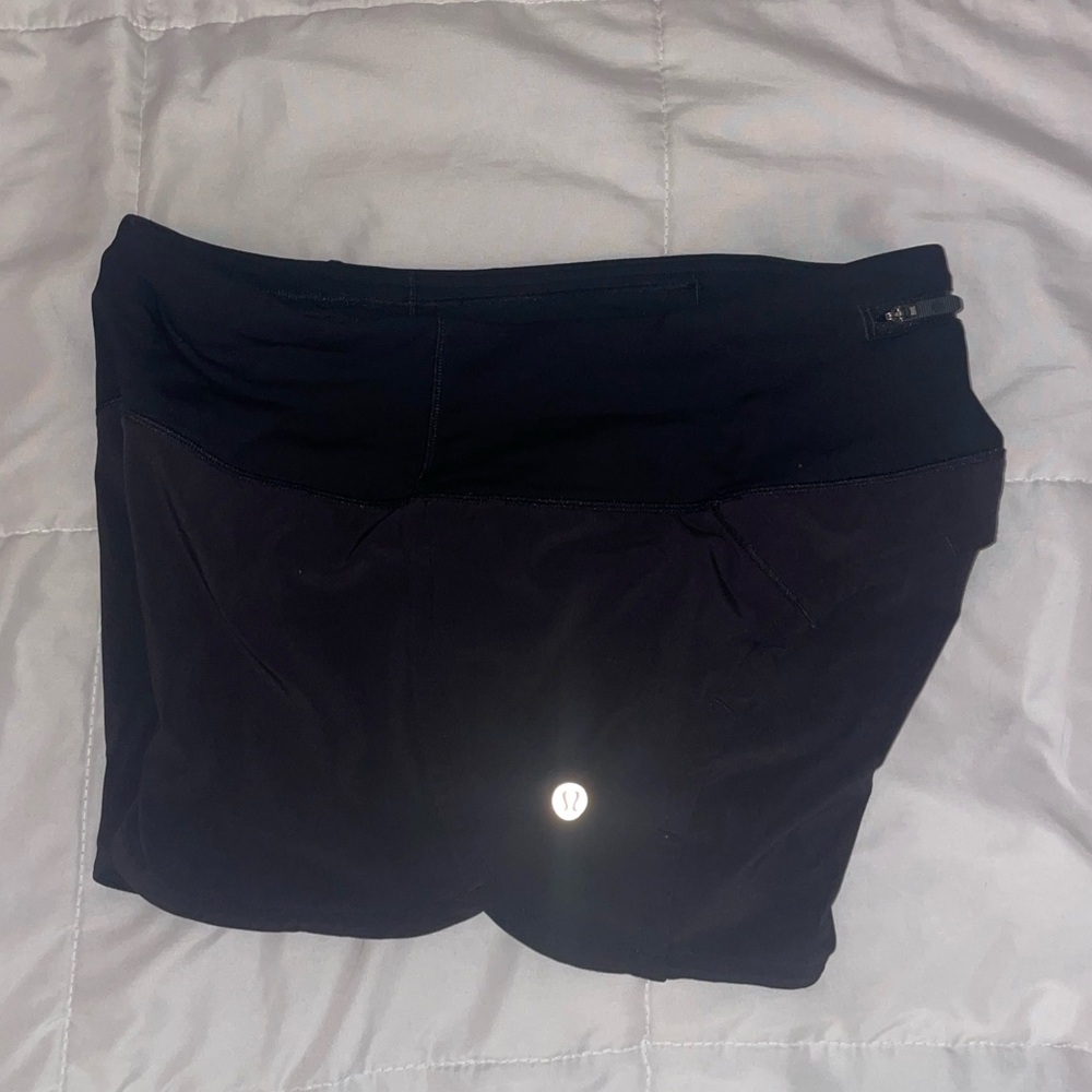 Lululemon Black Speed Up Shorts